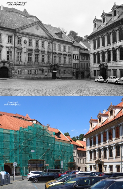 Вальдштейнская площадь 1965 и 2021 года